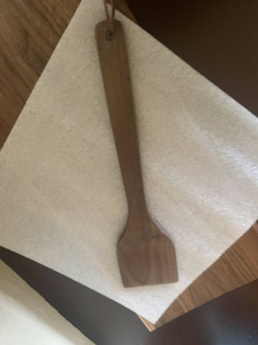 Walnut wood spatula